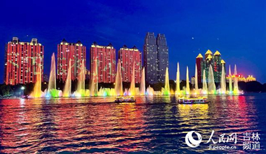 2021吉林市松花江避暑休閑季點亮江城夜