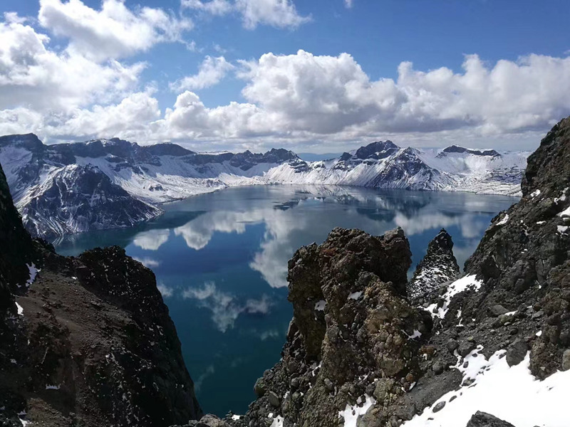長白山天池美景。（資料照片）人民網李洋攝