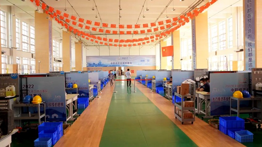 比賽場地。（長春職業技術學校供圖）