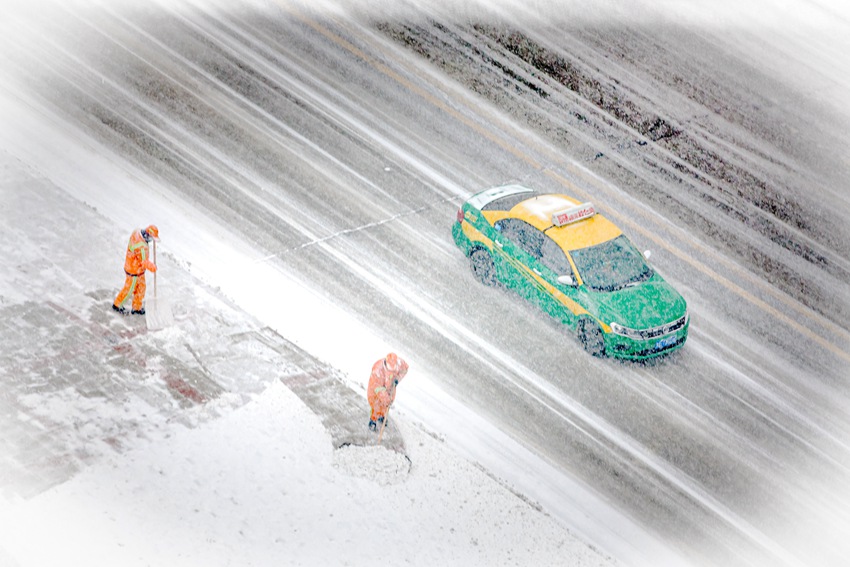 《最美戶外勞動者》。孫秀海 攝