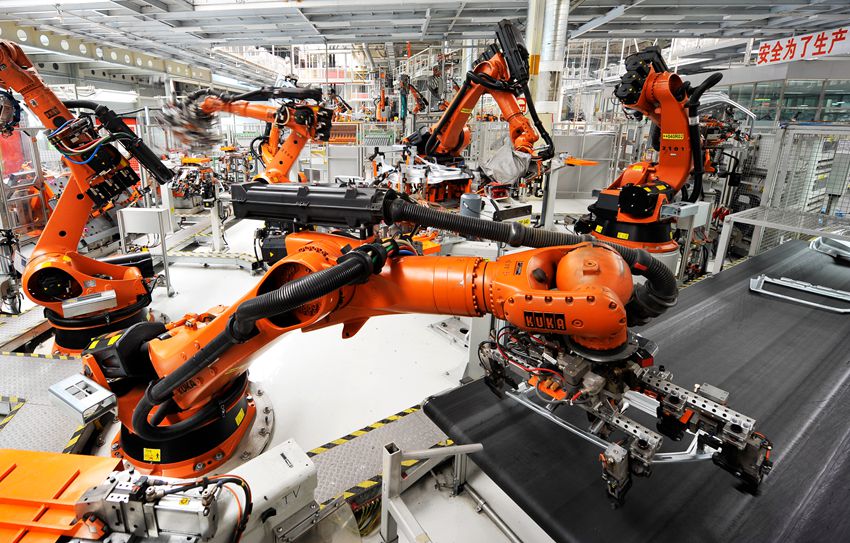 《一汽-大眾  汽車的時光隧道》。金濤 攝