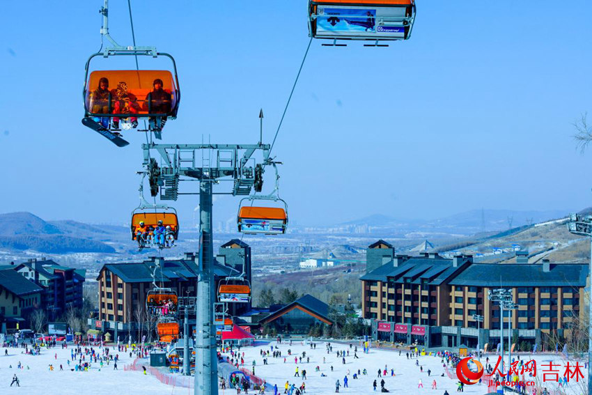 萬科松花湖度假區。（資料圖片 吉林市委網信辦提供）