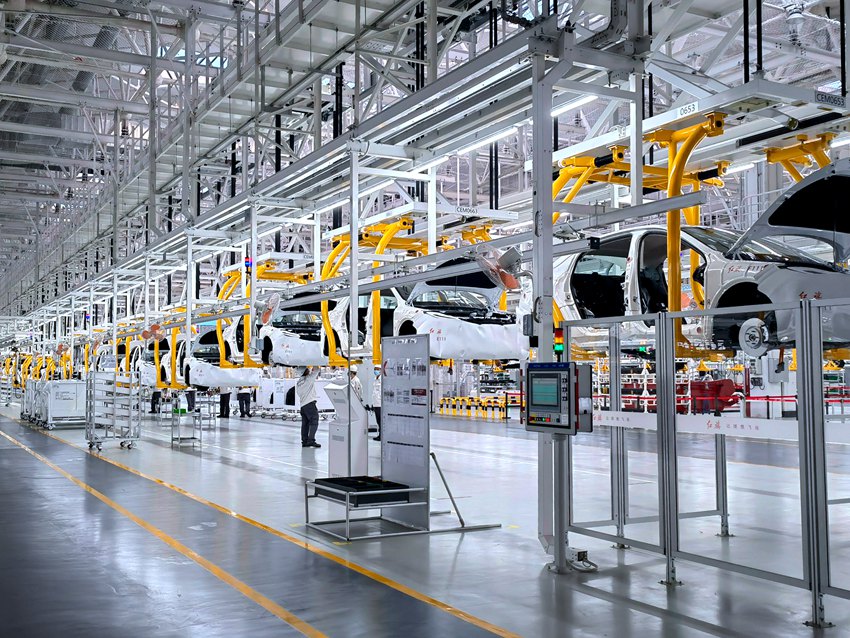 一汽紅旗繁榮工廠。（資料圖片）