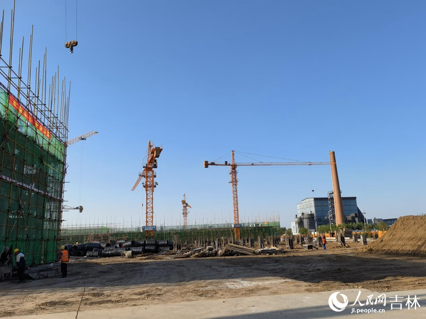 德惠市新型城市央廚供應鏈（火鍋食材加工）項目。人民網記者 馬俊華攝