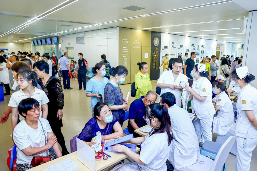 第二屆“治未病”三伏養生節活動現場。（王振東 攝）