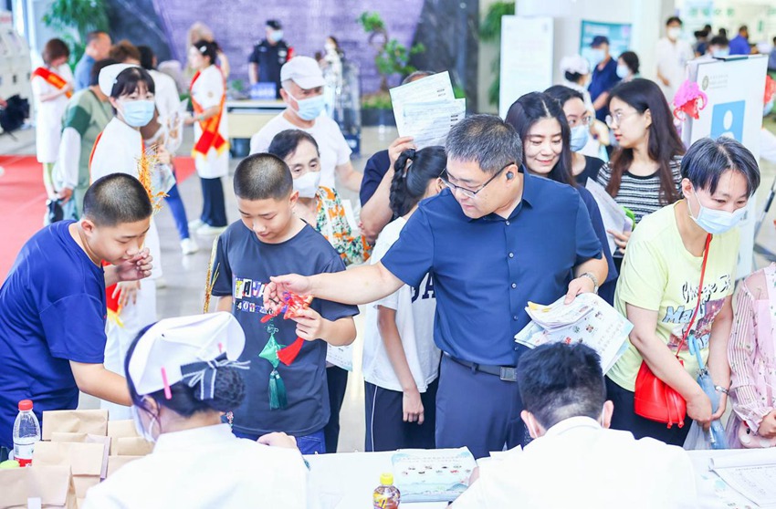 第二屆“治未病”三伏養生節活動現場。（王振東 攝）