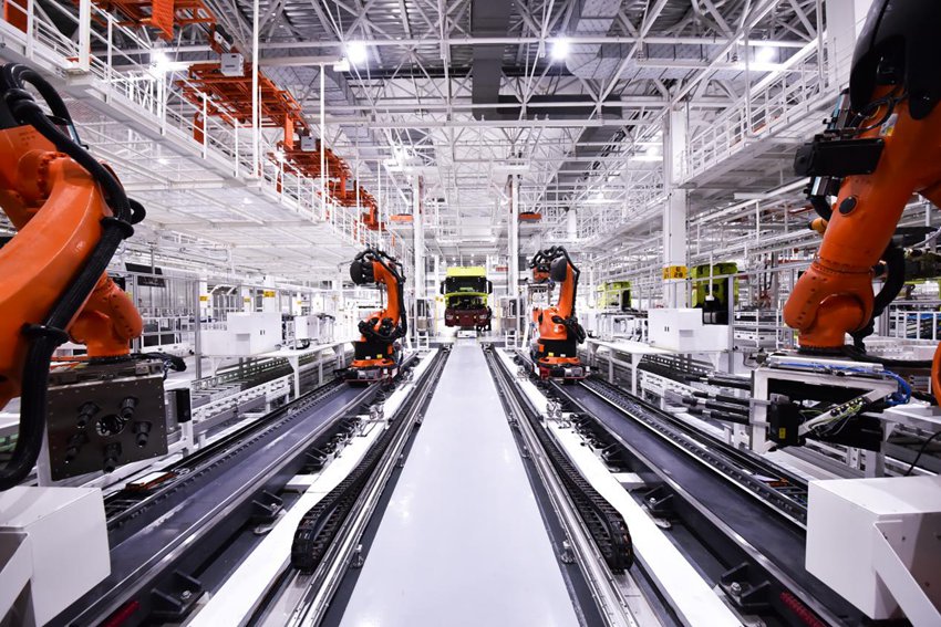 解放J7智能工廠。 （中國一汽供圖）