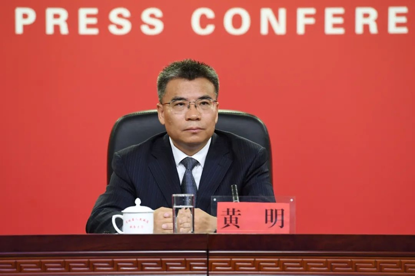 吉林省人社廳副廳長黃明。（吉林發布）