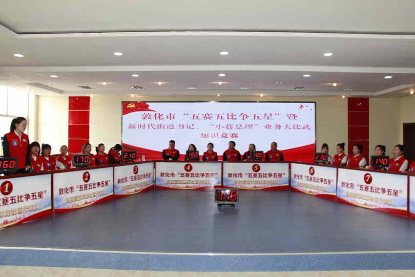 “五賽五比爭五星”暨新時代街道書記、“小巷總理”業務大比武知識競賽