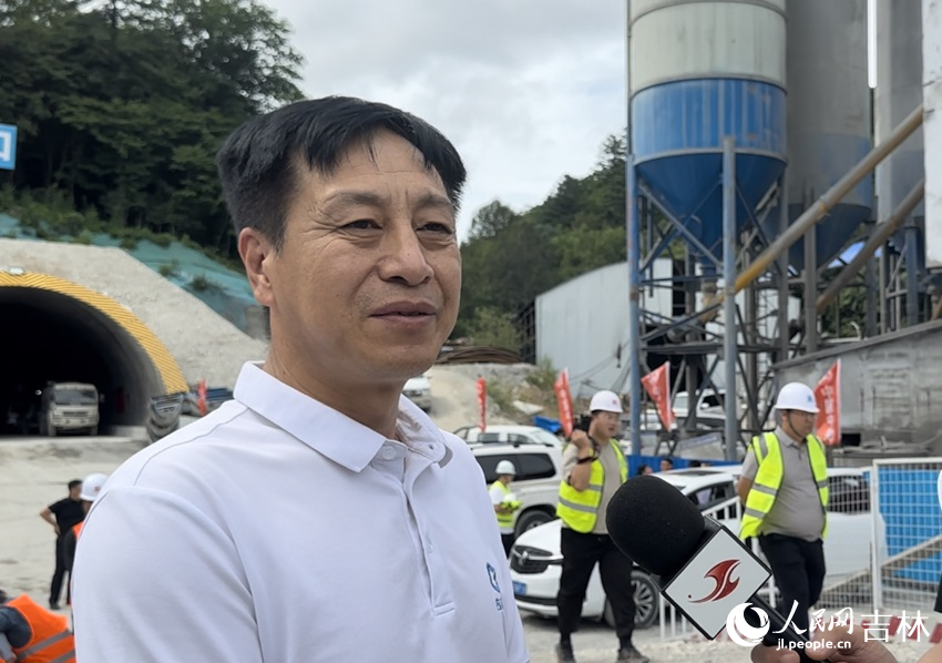 吉高集團派駐蒲煙高速公路項目副指揮長王威。實習生 尹嘉怡攝