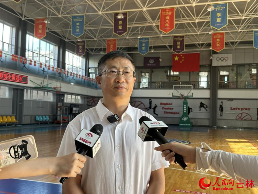 長春市教育局副局長呂德輝。實習生 尹嘉怡攝