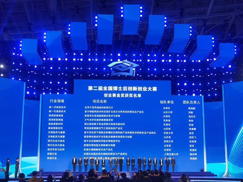 金獎頒獎現場。人民網記者 王海躍攝