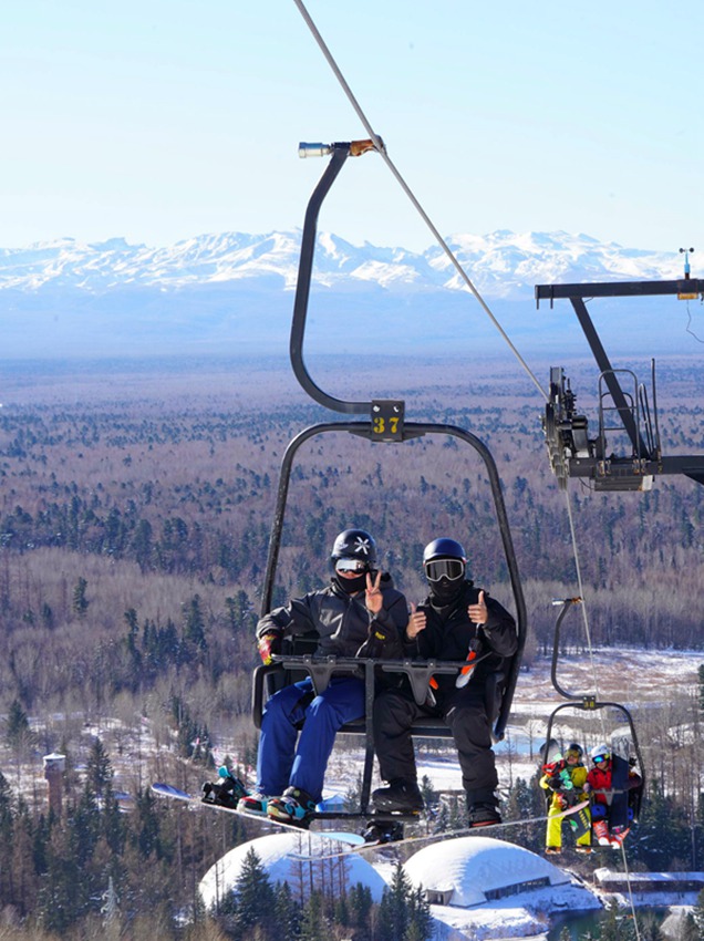 長白山和平滑雪場。人民網記者 李洋攝（資料圖片）