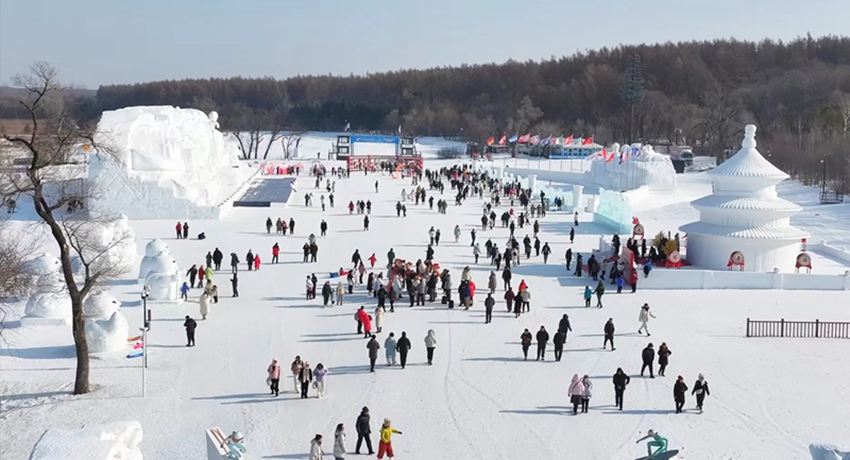 吉林長春凈月潭景區。（供圖）