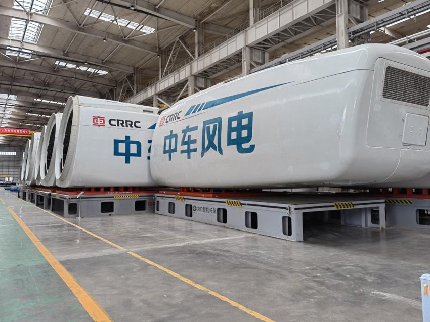 吉林中車風電裝備有限公司車間。人民網記者 馬俊華攝（資料圖片）