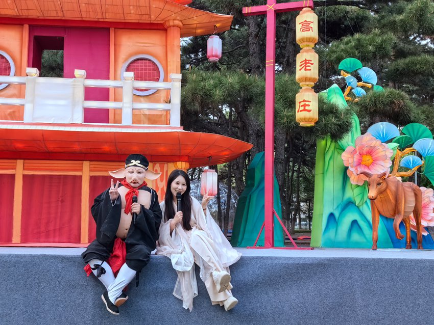 長春動植物公園高老莊主題場景。人民網記者 王海躍攝