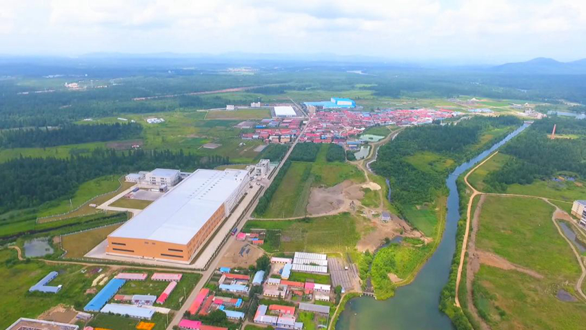 安圖長白山天然礦泉水產業園區。（安圖縣委宣傳部供圖）