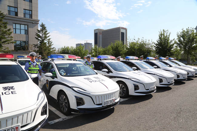 25日，長春市公安局社會面協同管控新機制正式啟動。孫康 攝