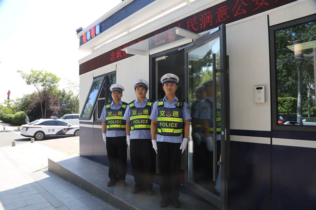 長春市街面警務站正式運行。孫康 攝