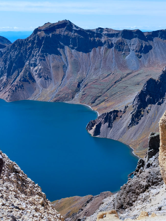 長白山天池美景。人民網記者 李洋攝