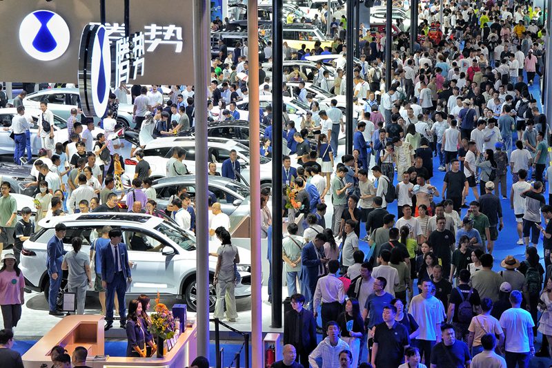 7月13日，第21屆長春國際汽車博覽會在長春東北亞國際博覽中心舉辦。人民網記者 李洋攝