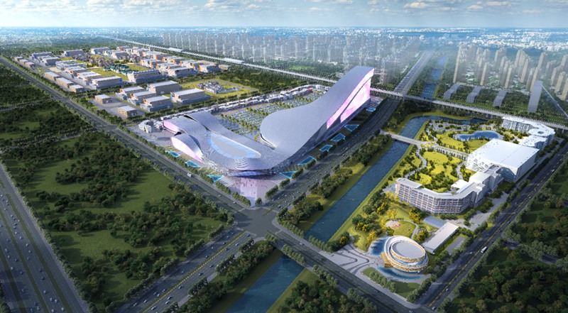 長春國際影都規劃效果圖。凈月高新區供圖