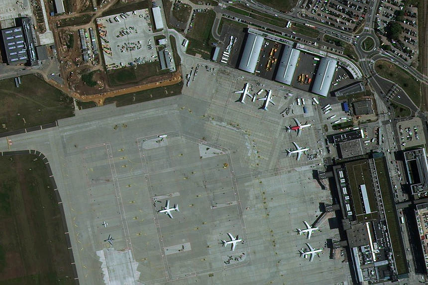 吉林一號寬幅02B06星發射當天獲取的圖像。長光衛星供圖