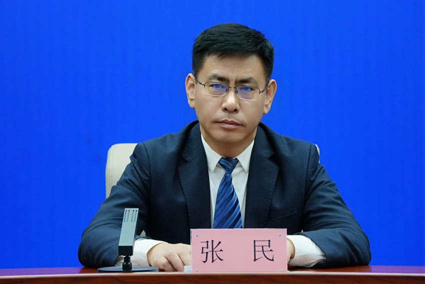 長春蓮花山生態旅游度假區管委會副主任張民。（長春市委宣傳部供圖）