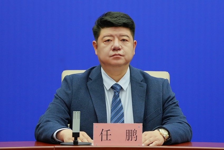 長春冰雪新天地總經理任鵬。（長春市委宣傳部供圖）