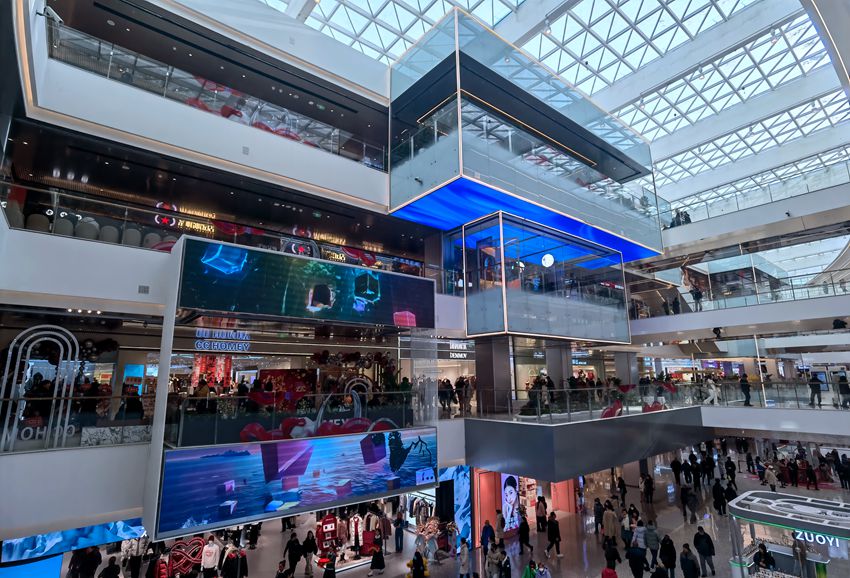 長春寬城區上海路萬達廣場。長春寬城區委宣傳部供圖