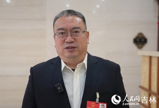 長春市人大代表、長春市中心醫院黨委書記孫良金。人民網記者 李成偉攝