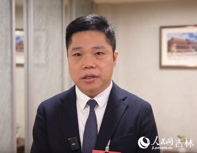 長春市人大代表、吉林省閩商總商會會長鄭國全。人民網記者 李成偉攝