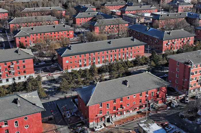 東風大街歷史建筑藝術街區。人民網記者 李洋攝