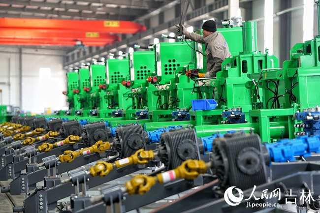 吉林天朗農機裝配車間。人民網記者 李洋攝