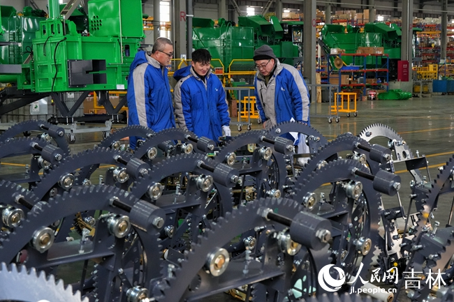 吉林天朗農機裝配車間。人民網記者 李洋攝