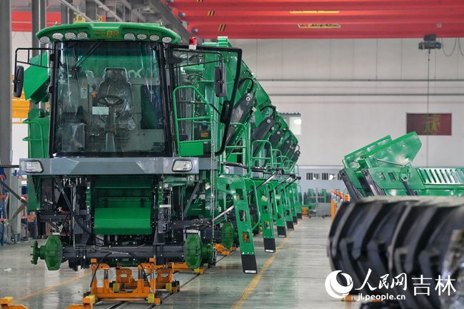 吉林天朗農機裝配車間。人民網記者 李洋攝