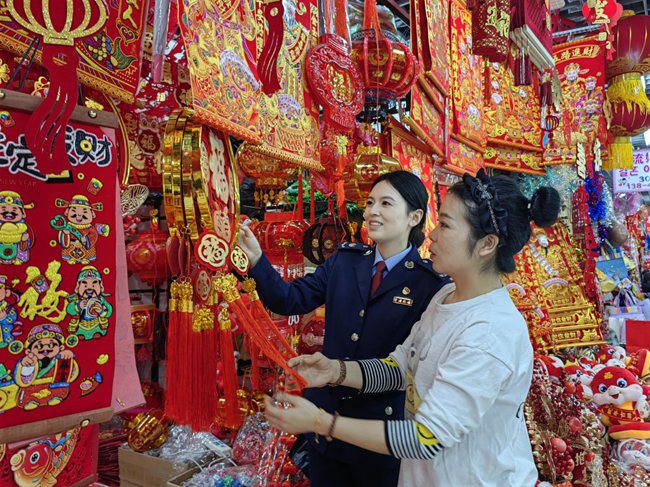 延吉市稅務局：感受延吉西市場的新年煙火氣