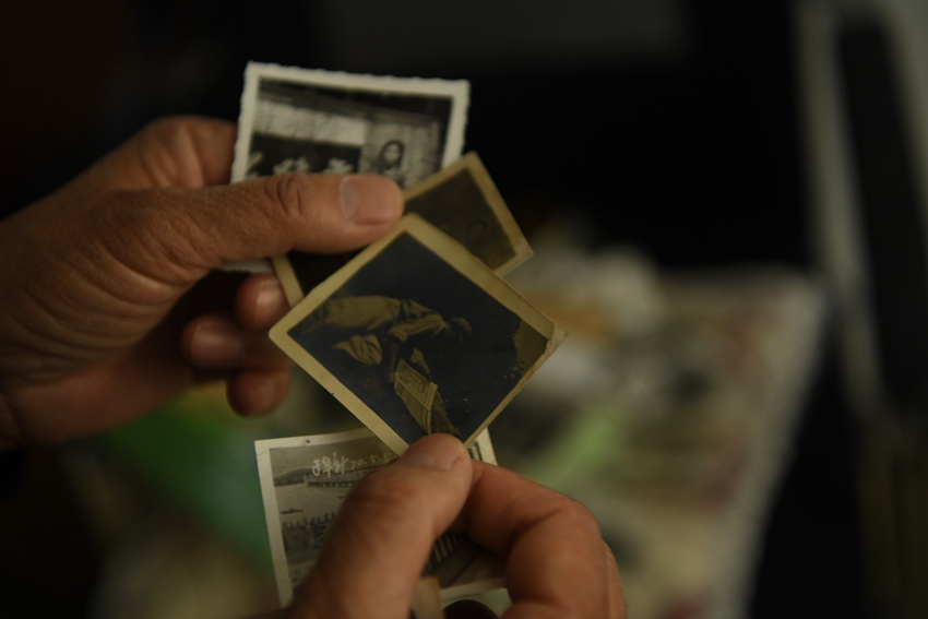 抗戰老兵韓景俊回憶自己崢嶸歲月。