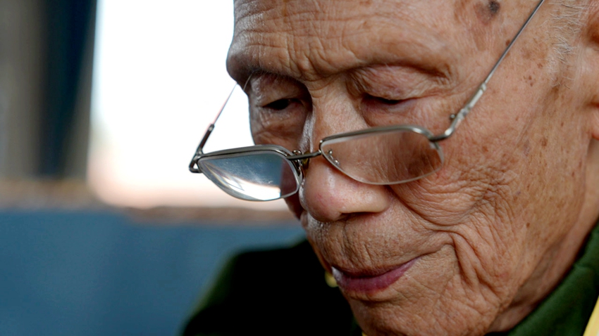 抗戰老兵鄭清明。