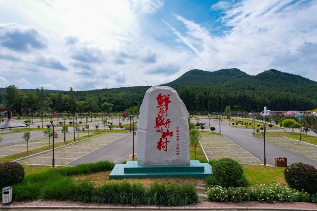 鳥瞰馬鞍山村。