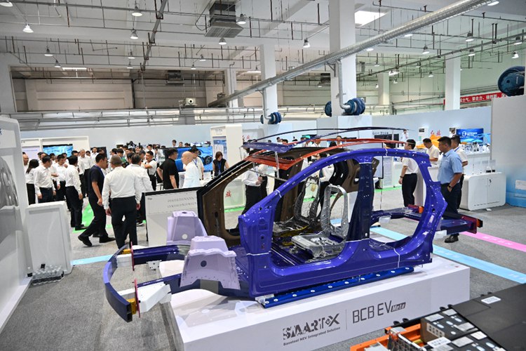 中國一汽第七屆供應鏈創新科技展現場。中國一汽供圖