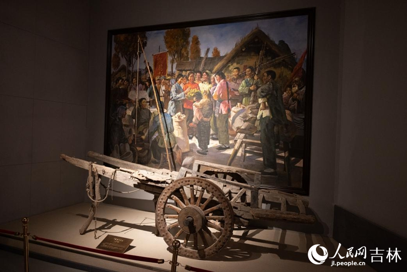 四平戰役的支前馬車