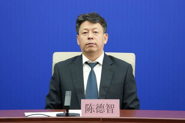 長春市貿促會黨組書記、會長陳德智。來源：長春新聞發布