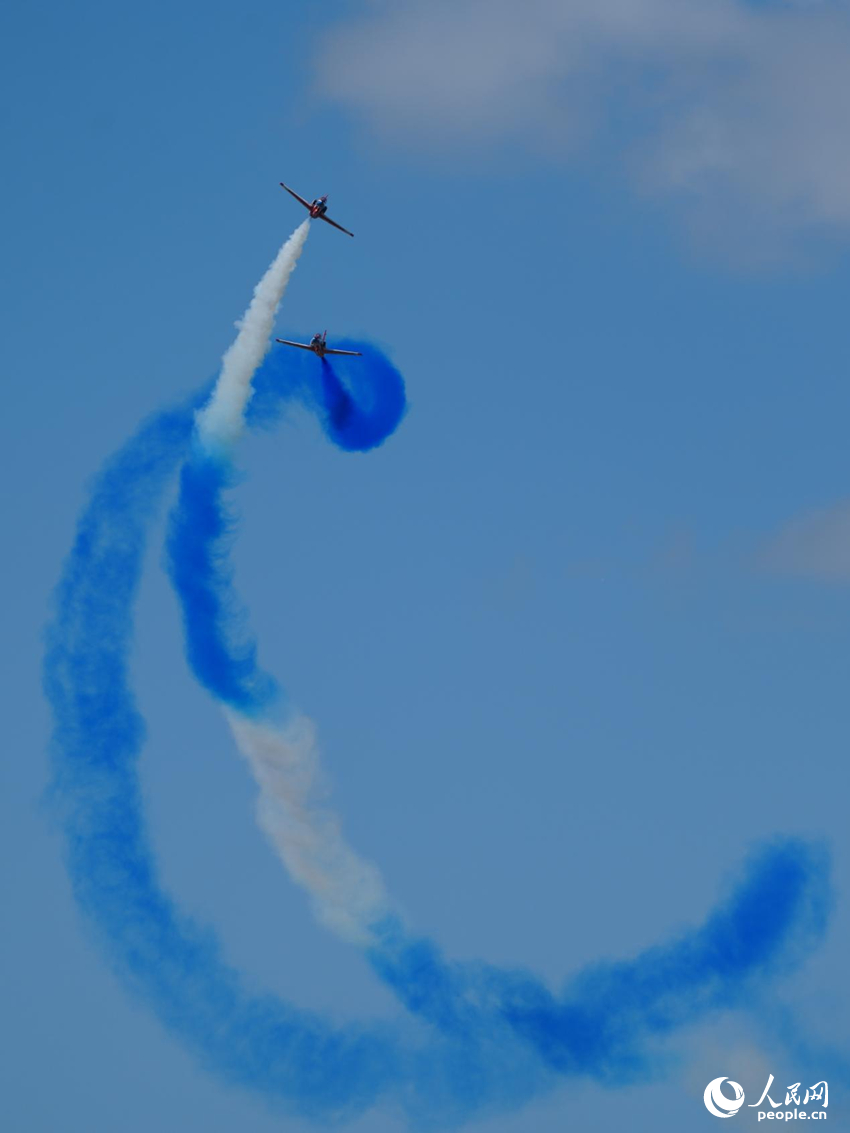 2025空軍航空開放活動和長春航空展完成全要素預演。人民網記者 李洋攝