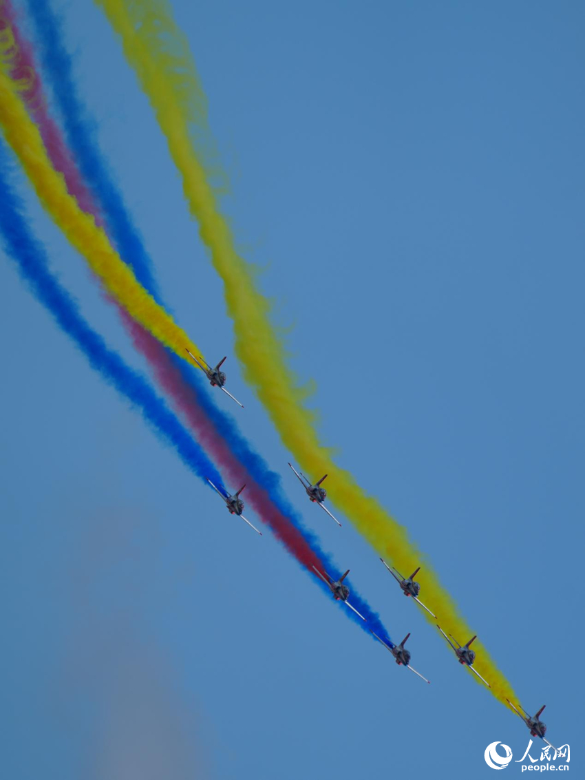 2025空軍航空開放活動和長春航空展完成全要素預演。人民網記者 李洋攝