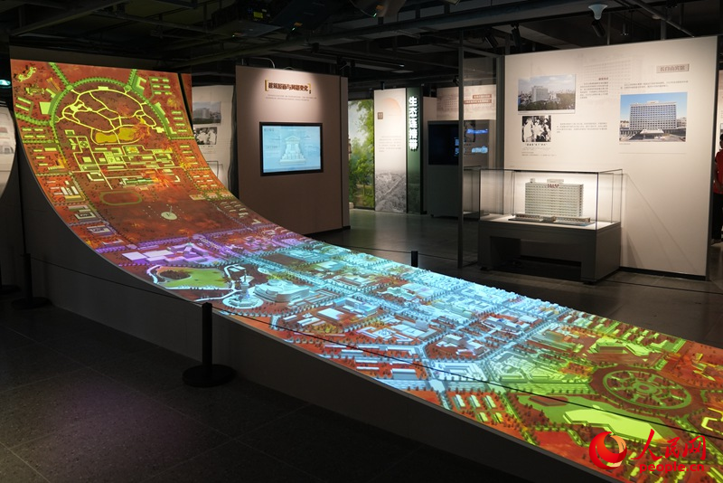 展館引入科技手段全方位展示長春歷史文化。人民網記者 李洋攝