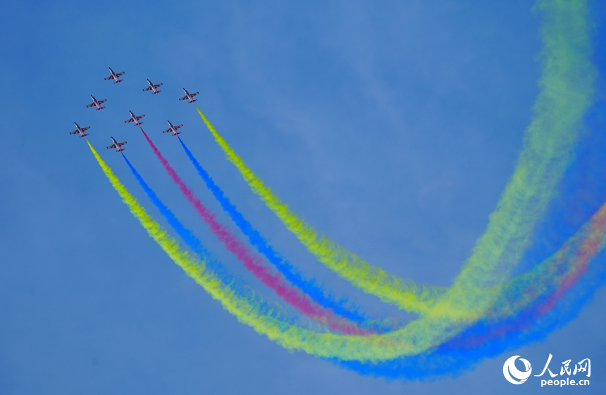 2025年空軍航空開放活動和長春航空展開幕。人民網記者 李洋攝