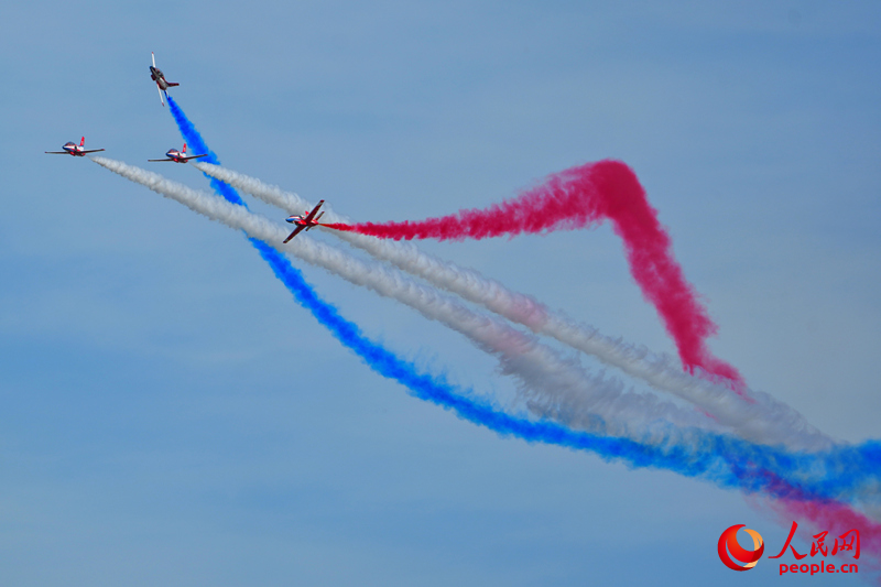 飛行表演。人民網記者 李洋攝
