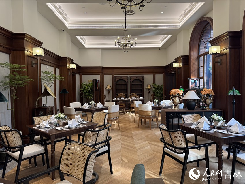 典雅的用餐區。人民網記者 李思玥攝