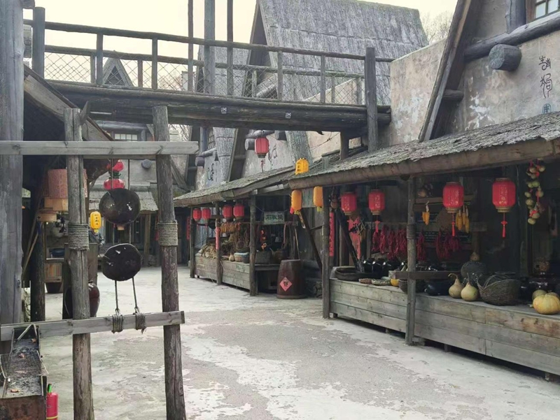 楓雪部落內屋舍。實習生 王思皓攝